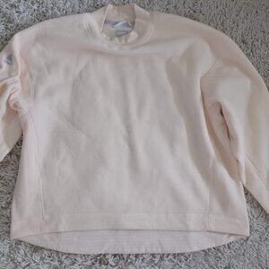 HOKA ONE ONE Women’s Yellow Performance Pullover Sweatshirt Size L Fleece Active